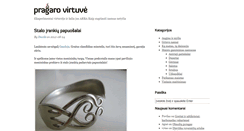 Desktop Screenshot of pragarovirtuve.lt